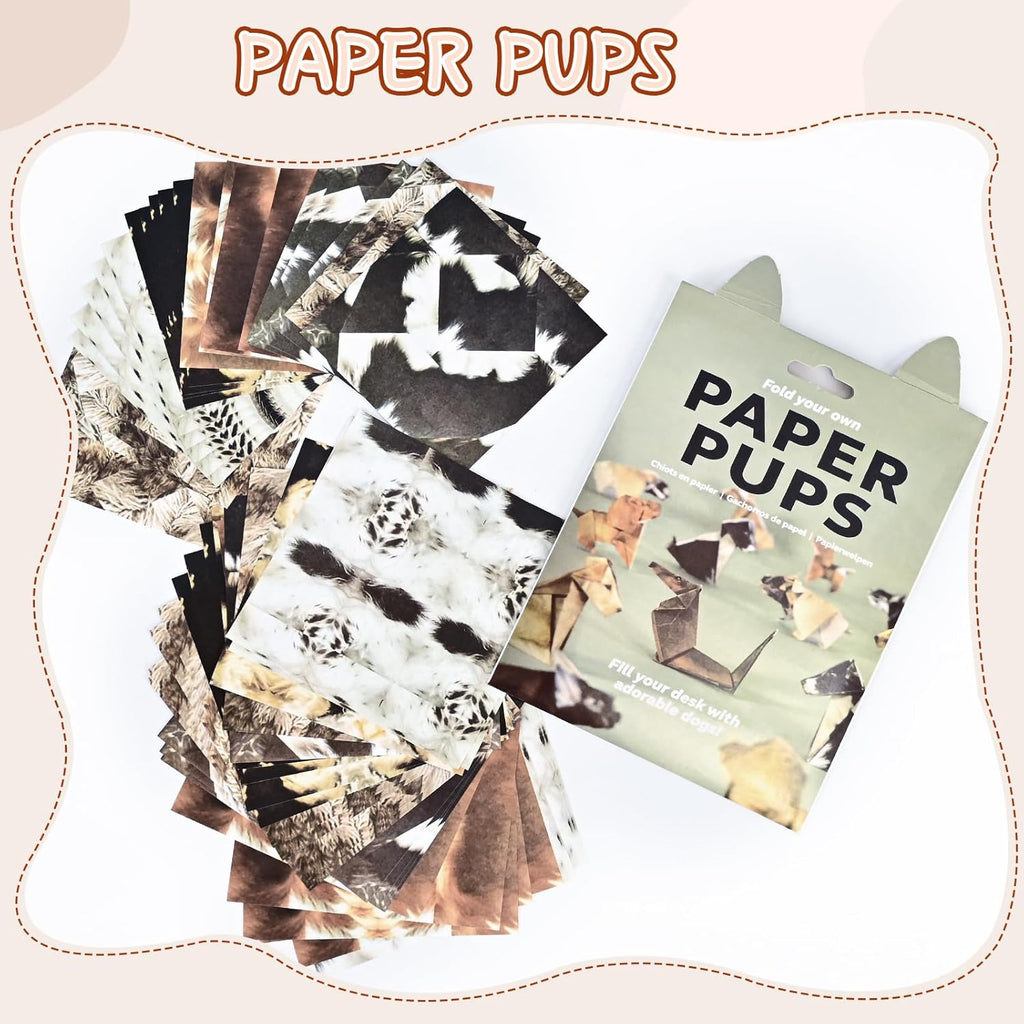 DGRKZY Cats Origami Kit - Cute Cat Origami Paper to Fold, Creative Origami Cats Craft for & Adults, Fun Paper Folding Desk Decoration (Animal Dog)