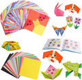 208 Sheets Kids Craft Origami Paper Kit, Cartoon Pattern Folding Paper Set with Guiding Book, DIY Art Craft Supplies for Kids Ages 5-8 8-12 Boys Girls Gifts Activity